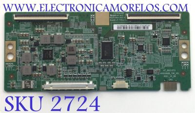 T-CON PARA TV SONY / NUMERO DE PARTE 44-9771907O / 47_6021573 / 44-97719070 / HV650QUB_F9K_V01 / PANEL KD-75X80K / KD75X80K